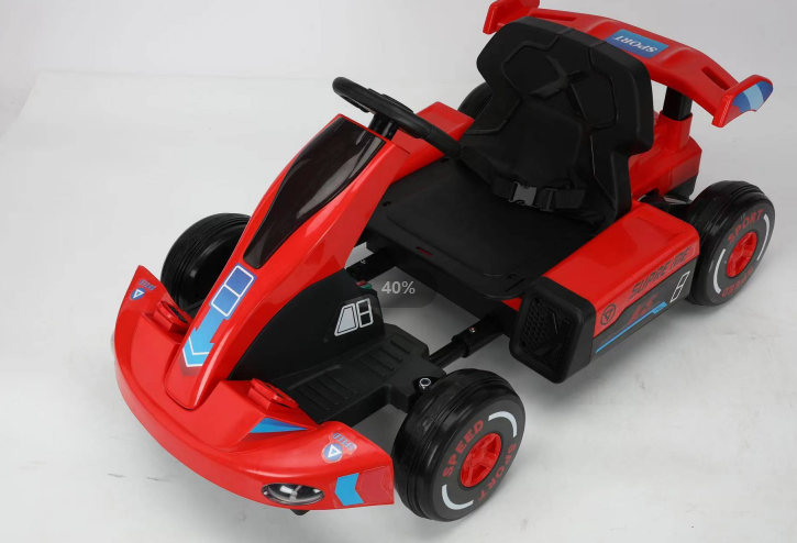 12В электрический дистанционный управляемый карт для 6 летних детей езда на картинговом автомобиле пластиковый тип PP