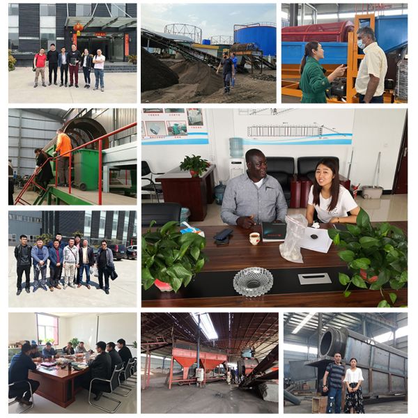 60m3/h Capacity Gold Roller Vibrating Screen Compost Drum Sieve Machine for Compost