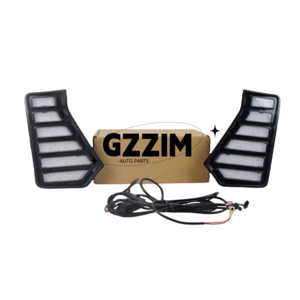 Plastic Toyota Car Light Daytime Running Light Used For Tacoma 2024 White / Amber Light