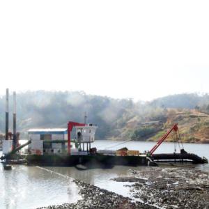 Capacidad de arena 500 m3 Excavadora de arena fluvial / maquinaria de dragado