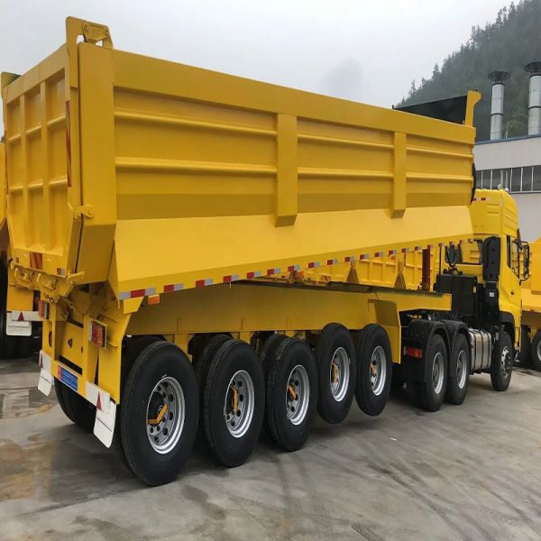 1 Mining Dumper Side Tipper / Rear Dumper Semi Trailer Dump Truck Self-dumping Not