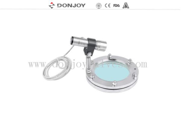 Flange de aço inoxidável polonês soldado do espelho de vidro da vista DN250