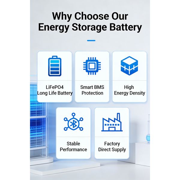 30kWh LiFePO4 Battery for Solar Energy Storage System | 51.2V Lithium Battery for Home and Commercial Backup Power