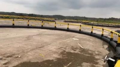 Jaula de peces flotante de HDPE de 10 m a 50 m de diámetro Diseño anti-tifón