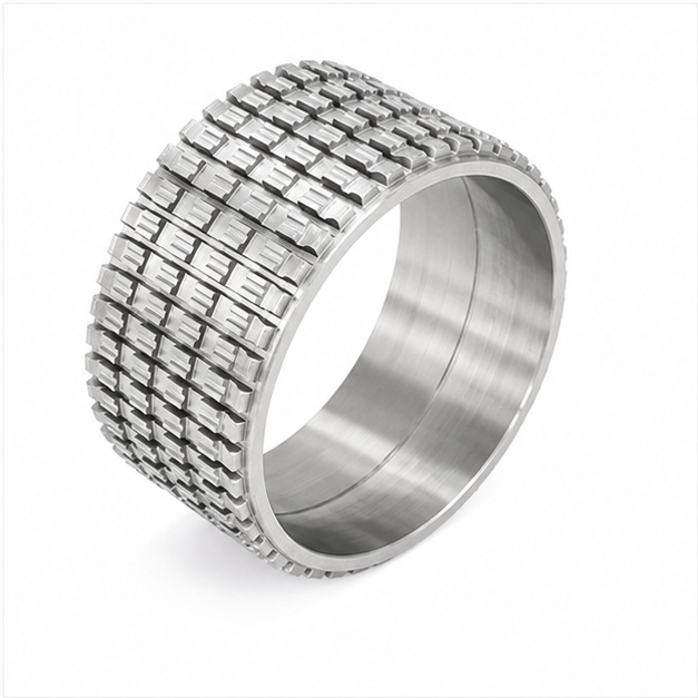 5 Axis Cnc Machine Parts Stainless Steel Segmented Rotor Ring Industrial Machinery Part