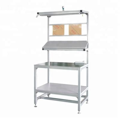Aluminium Assembly Workbench Line DY3 , Electrical Worktable Bench For Light Industry