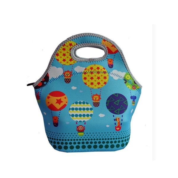 Factory price 2-5mm neoprene  cooler  bag portable  picnic insulated  bag reusable lunch bag portable tote for  food  carry case