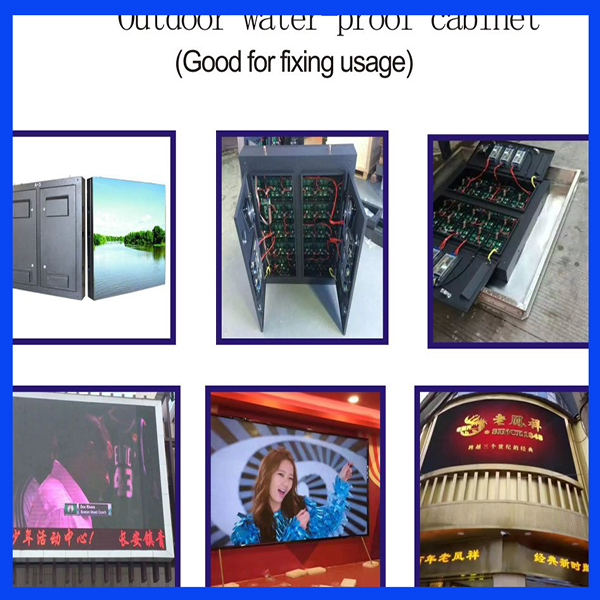 High Definition Outdoor P4 LED Display Waterproof Die-Casting Aluminum Enclosure
