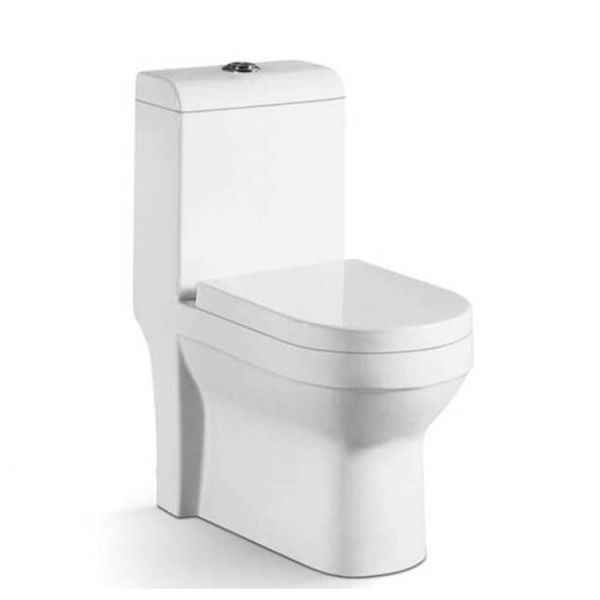Bathroom Sanitary Ware Ceramic Washdown One piece Toilet with 10cm/4inch