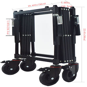 Carbon Steel Funeral Stretcher Truck Church Truck Casket Stand Trolley Cart Fordable Mortuary Supply Fordable Coffin