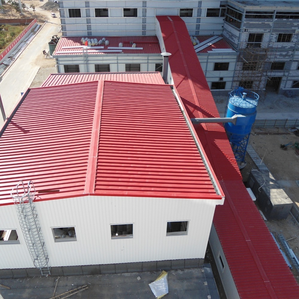 Prefabricated Steel Structure Building Fiberglass Panel Industrial Workshop
