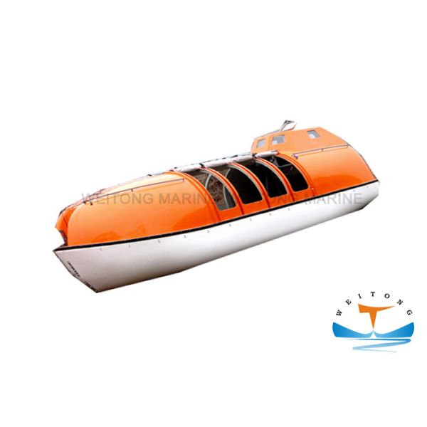 Totally Enclosed Lifeboat Rescue Boat High Durability With Smooth Surface