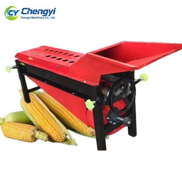 500kg/h Motor Corn Peeling Machine Farm Maize Dehuller Machine