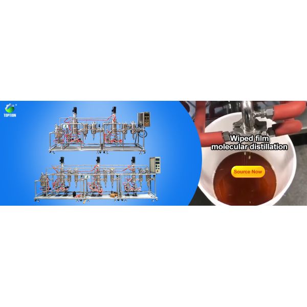 Honey Propolis Purification Wiped Film Evaporator Short Path Vacuum Distillation