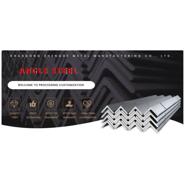 Galvanized Carbon Steel Angle Bar Rust Resistant Steel L Shaped Bar Commonly Applied in Structural and Engineering Fields