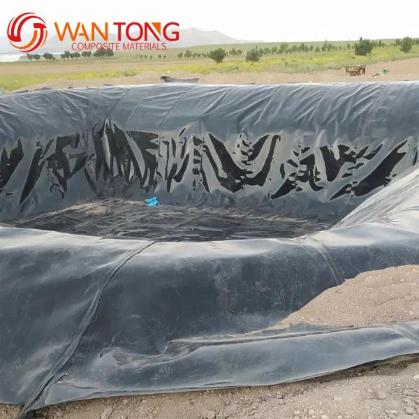 Liner de lago impermeável de folha de peixe 1,5 mm Geomembrana de HDPE para estilo de design chinês