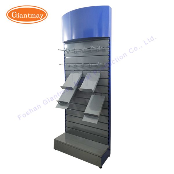 Дисплей Slatwall косметической стойки пола Freestanding