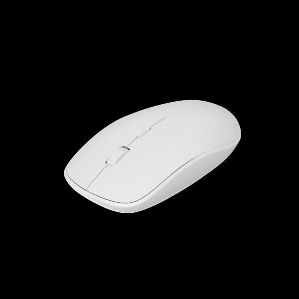4 Button Lightweight 90G Wireless Mouse 8733D Chip 3 Speed Adjustable DPI 3 Million Clicks Injection Molded Wheel Anti Slip Feet Rechargeable Ergonomic Office Gaming Wireless Mouse