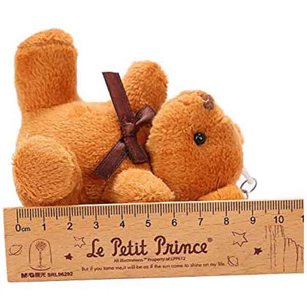 плюшевый мишка плюша 8cm Handcraft с сертификатом кольца для ключей BSCI металла