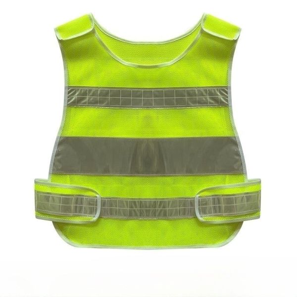 Universal Size Security Safety Vest Green Construction Vest SGS Certificate