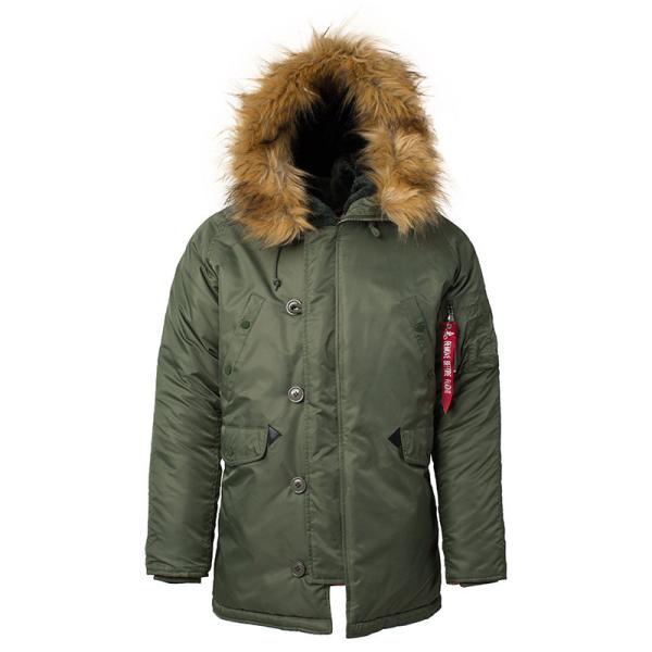 Multi Pocket Mens Warm Long Winter Bomber Jacket With Fur Hood Removable