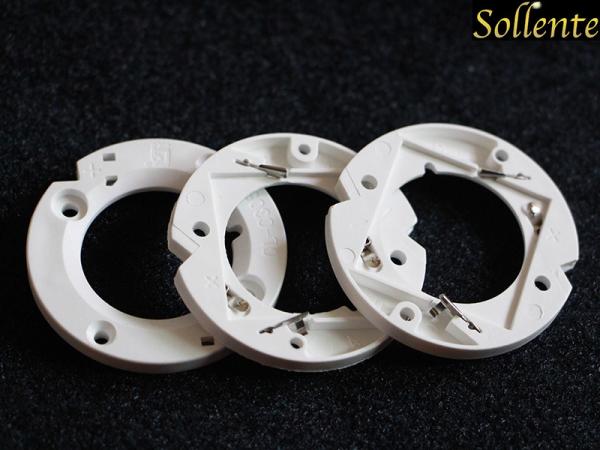 White Plastic Connector COB LED Holder For 60W COB LED Street Light