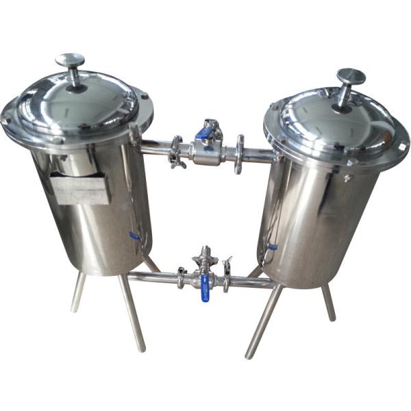 Food Sanitary 3000L/H Milk Duplex Filter with Technology and SS304 Material