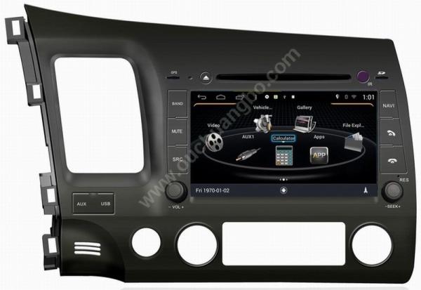 Ouchuangbo Honda Civic 2006-2011 S160 car DVD gps navigaton WIFI CD USB android 4.4 OS