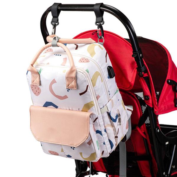 New Print Multi-function Baby Care Backpacks Waterproof Mommy Outdoor Travel Diaper Bags Large Capacity Mom Maternity Mochila