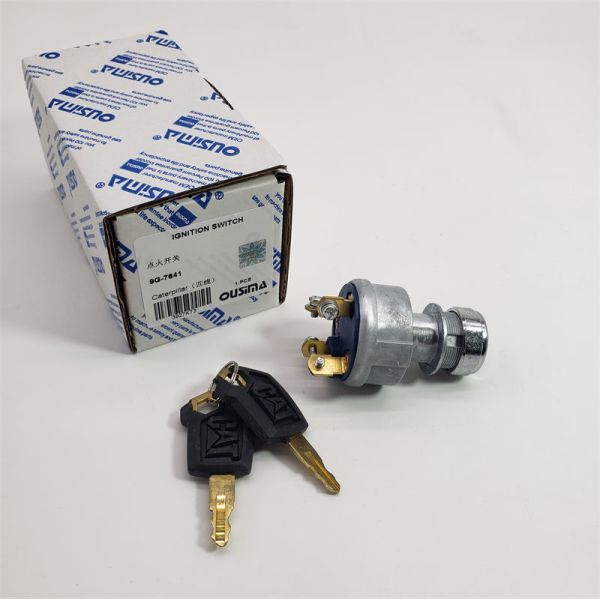 Excavator Ignition Switch 9G-7641 With Keys Fits For 924F 926 926E 928F 936F Starter Switch