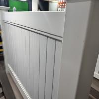 high grade Column 2.59m Pvc White Vinyl Fence For Privacy Fence Simple Installation