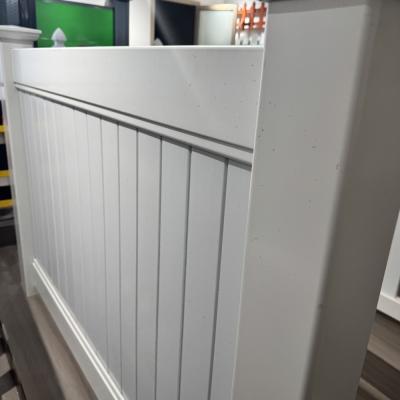 high grade Column 2.59m Pvc White Vinyl Fence For Privacy Fence Simple Installation