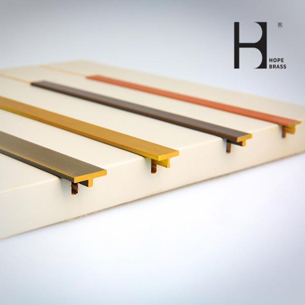 Brass Sanitary Parts Copper T Shape Slot Framing Supplier China