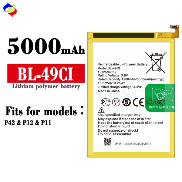 Itel BL-49CI 5000mah Bateria de telefone móvel de iões de lítio de 3,85v com alta capacidade