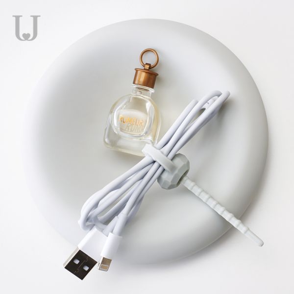 115mm ElasticReusable Silicone Food Ties 27g Environmental Friendly