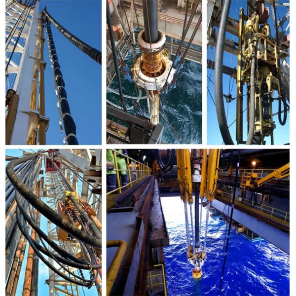 3 Inch Rotary Drilling Hose High Pressure Sea Ocean Hammer Union Flexible