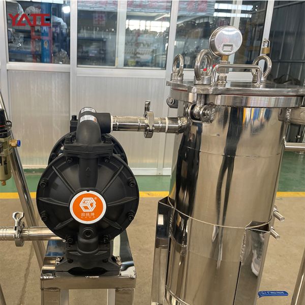 Этап передвижного корпуса фильтра вагонетки Multi система фильтрации масла 10 дюймов промышленная