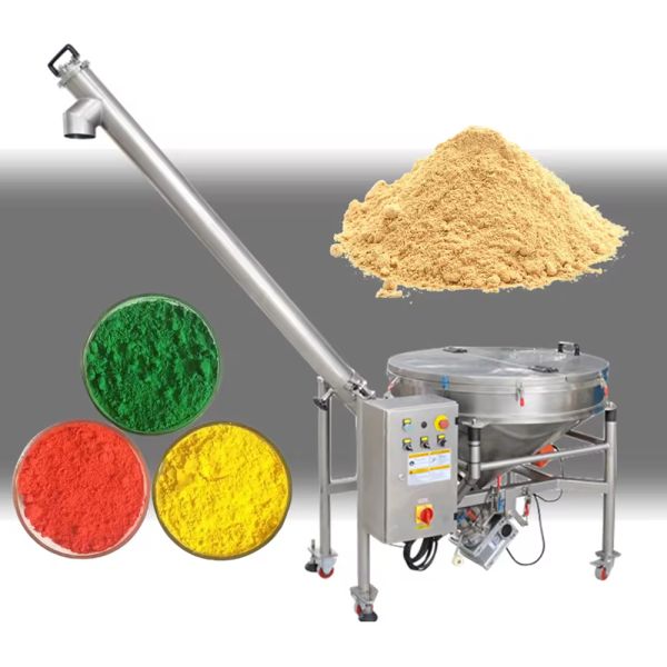 Convoyeur à vis personnalisé, convoyeur à vis Élévateur à vis vertical en acier inoxydable pour le chargement de trémie pour le maïs, le blé, le riz et les céréales