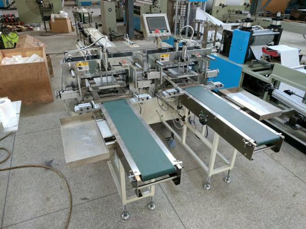 Machine d'emballage manuelle semi-automatique de tissus faciaux en papier à sacs multiples