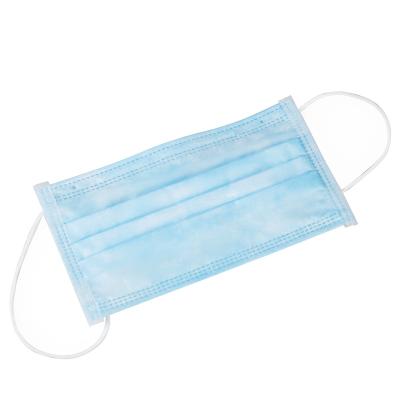 3 Ply Disposable Earloop Face Mask Personal Care For Outdoor Indoor Industrial Usage