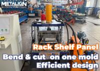 Ligne de production pour le formage à froid de rouleaux en plastique recouvert de film pour panneaux de rack industriels