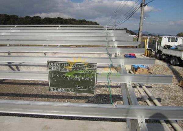 OEM Solar Panel Tilt Frame Mounting Structure Great Flexibility For Pitched Rooftop