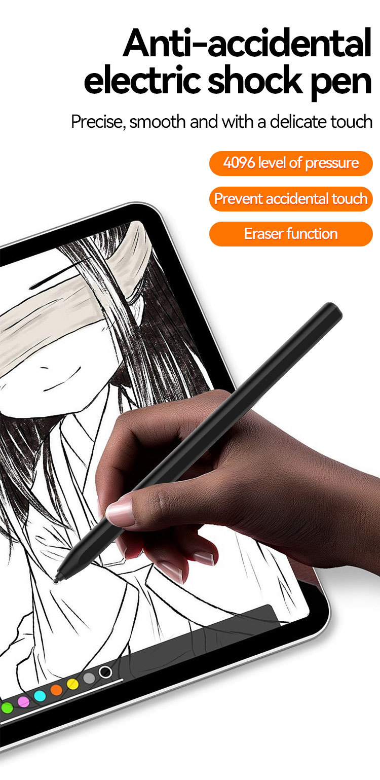 Digital Drawing Stylus for Samsung Galaxy Tablets, Active Sensing with 4096 Pressure Sensitivity, Palm Rejection Function, Interchangeable Pen Nibs, Smooth Seamless Interaction for Creative Profession