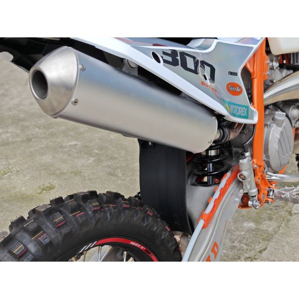 2 Stroke 300cc Enduro Motocross Bike With Single Chamber Dual Mode Front Absorbers