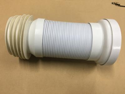Adjustable Length Toilet Drain Pipe / Organ Tube With Double Layer Structure Tube Wall