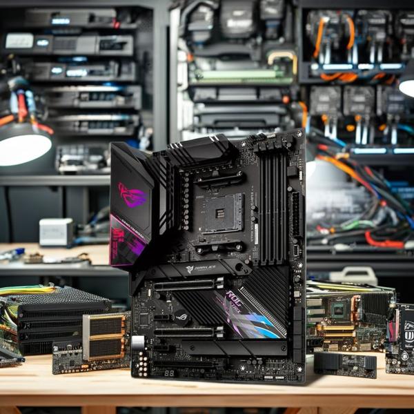 ROG STRIX X570-E GAMING WIFI II Motherboard New Original DDR4 Memory SATA Hard Drive Interface Intel X99 Supports I7 128GB