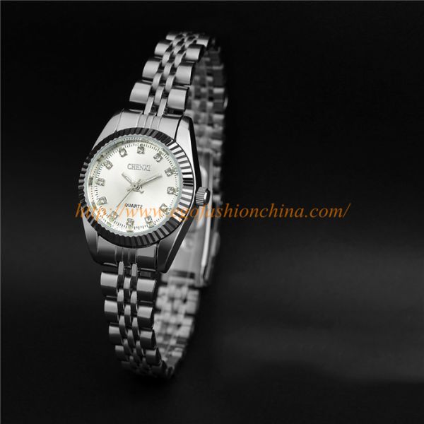 004A Couple Watch Pair Watches Man Woman Watch Ladies Watches Stainless Steel Watch New