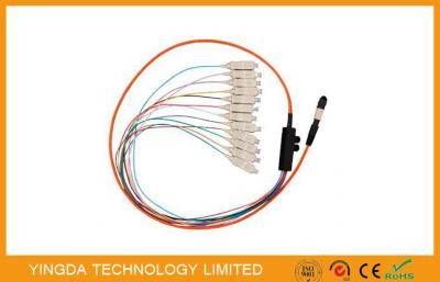 Cabo high-density TIA-604-5 do ST MT-RJ MTP MPO do SC do LC/remendo de MTP cabo