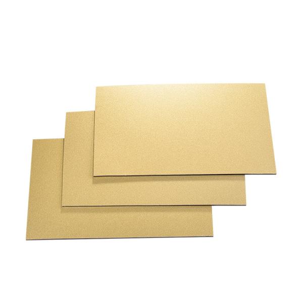 Impact Resistant Sparkle Aluminum Composite Panel A2/B1 Fireproof Grade with Surface Gloss ≥60%