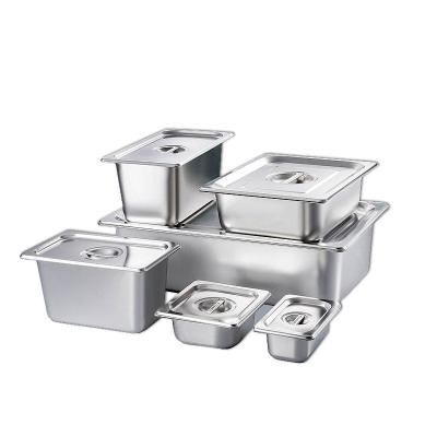 Catering & Hotel Restaurant Supplies High Quality Stainless Steel Standard Food Pan Gastronorm Food Container GN Pan